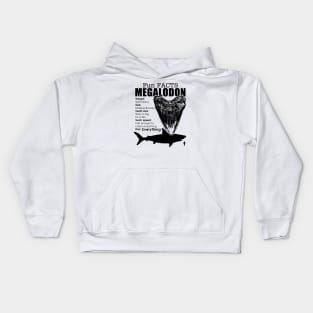 Fun Facts Megalodon Kids Hoodie